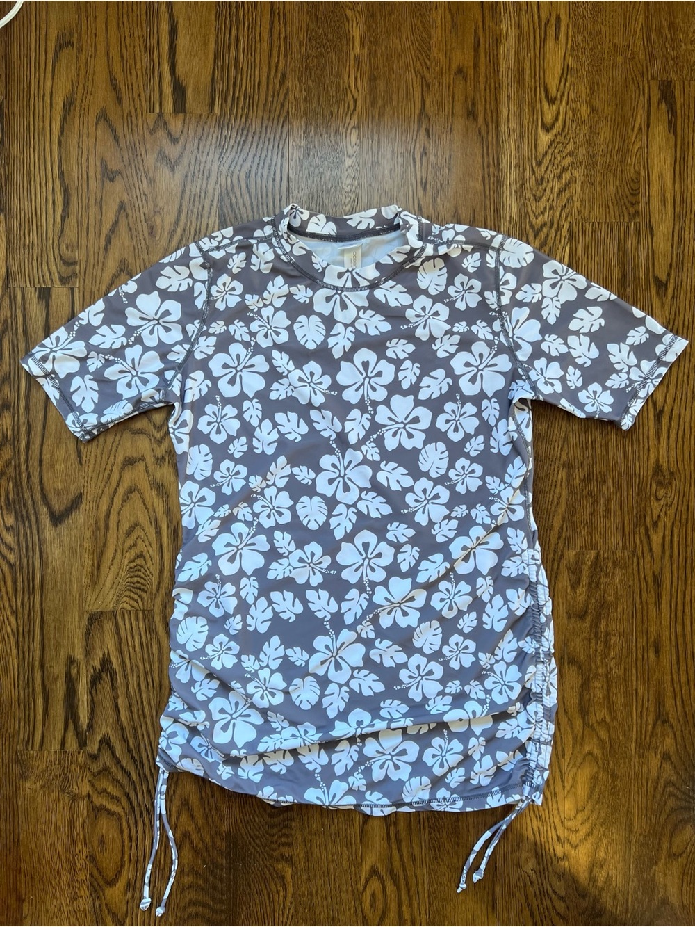 Maternity Ruched Rashguard and Bikini Bottom - Picture 2 of 10